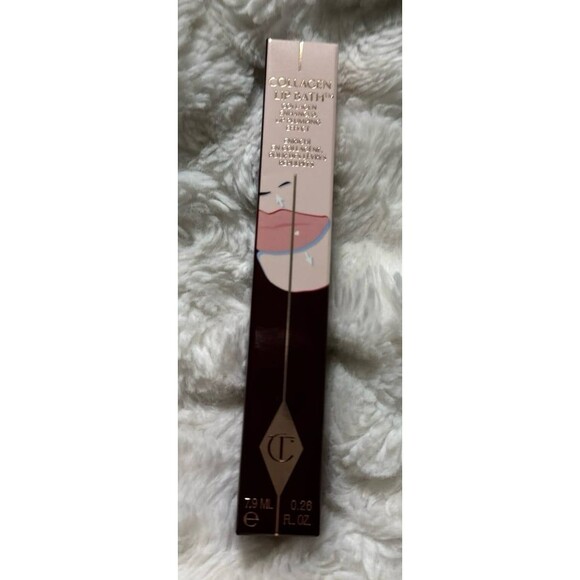 NIB Charlotte Tillbury Collagen Lip Bath Gloss in Rosy Glow - Soft Pinky Nude - Picture 5 of 5